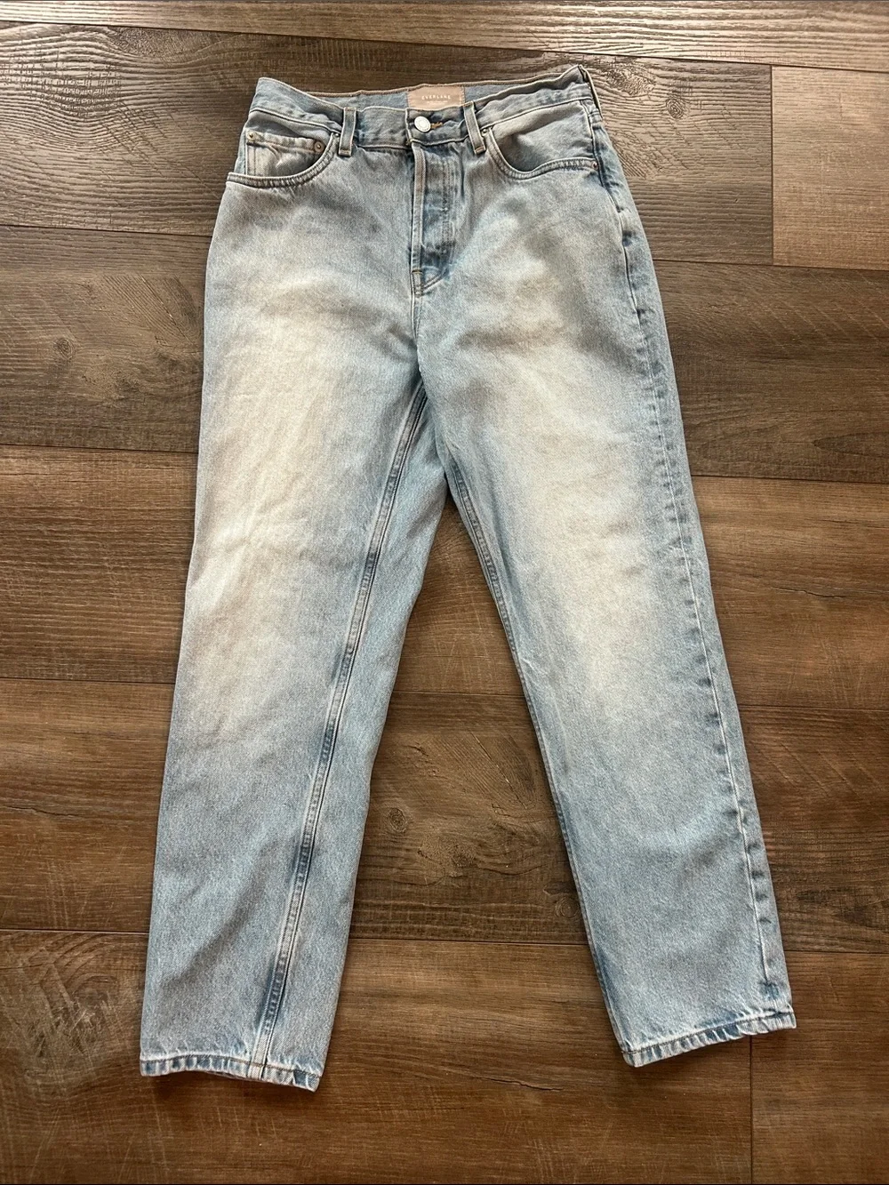 Everlane light Wash Straight Leg Denim Jeans
